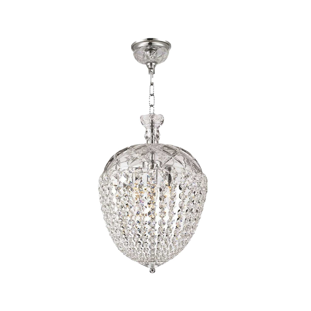 Bohemian Basket Chandelier - Width: 30 cm - Chrome Fixtures