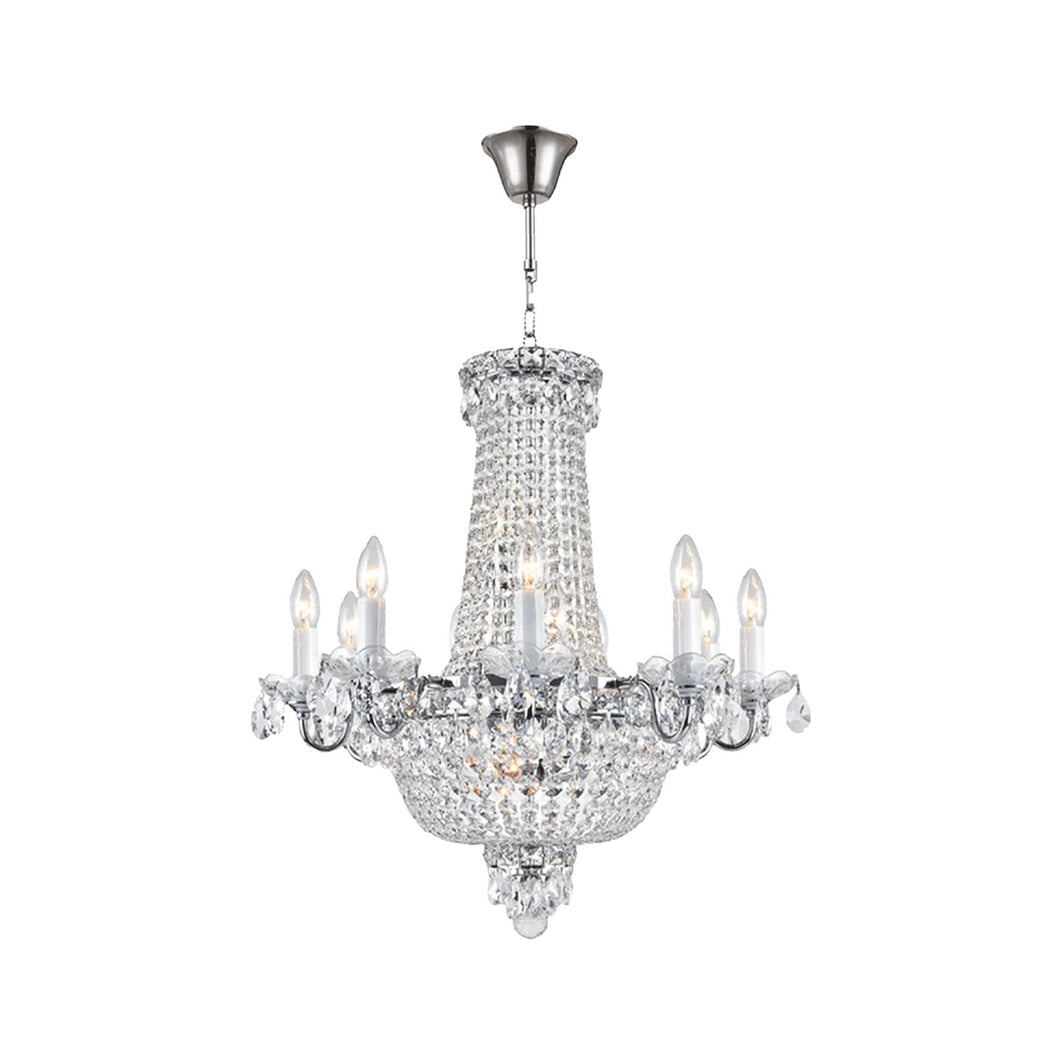 NewYork Empress - Basket Chandelier - Chrome - Width: 60cm