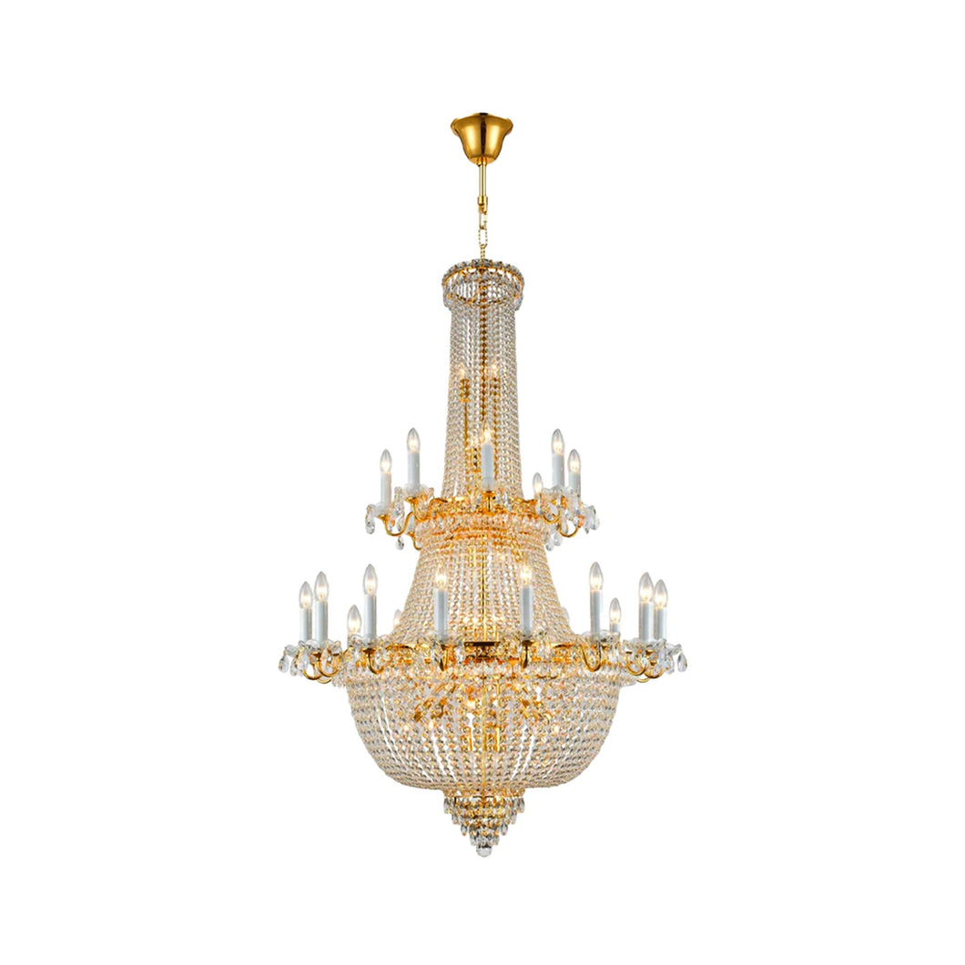 NewYork Empress - Basket Chandelier - Gold - Width: 102cm