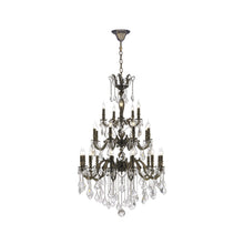 Load image into Gallery viewer, AMERICANA 25 Light Crystal Chandelier - Antique Bronze Style
