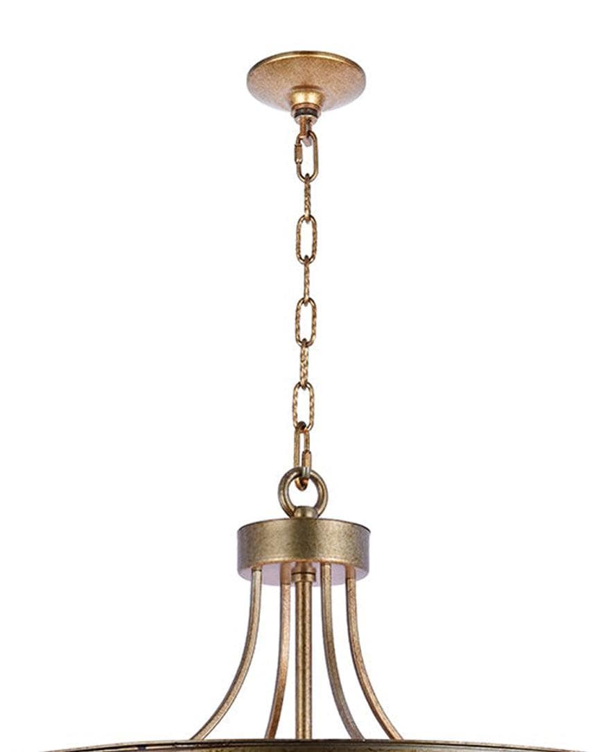 Jordan Collection - Chandelier - Antique Gold - W:70cm