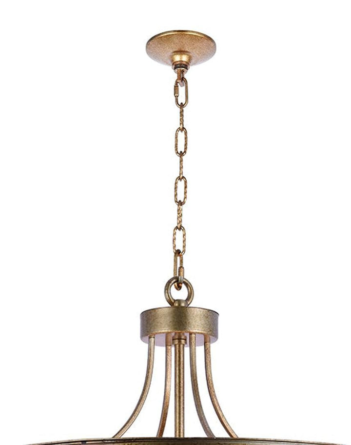 Jordan Collection - Chandelier - Antique Gold - W:70cm