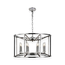Load image into Gallery viewer, NewYork Alfa - 8 Light - Round - Nickle Plated
