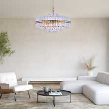 Load image into Gallery viewer, Ashton Collection - 80cm Chandelier - Antique Gold
