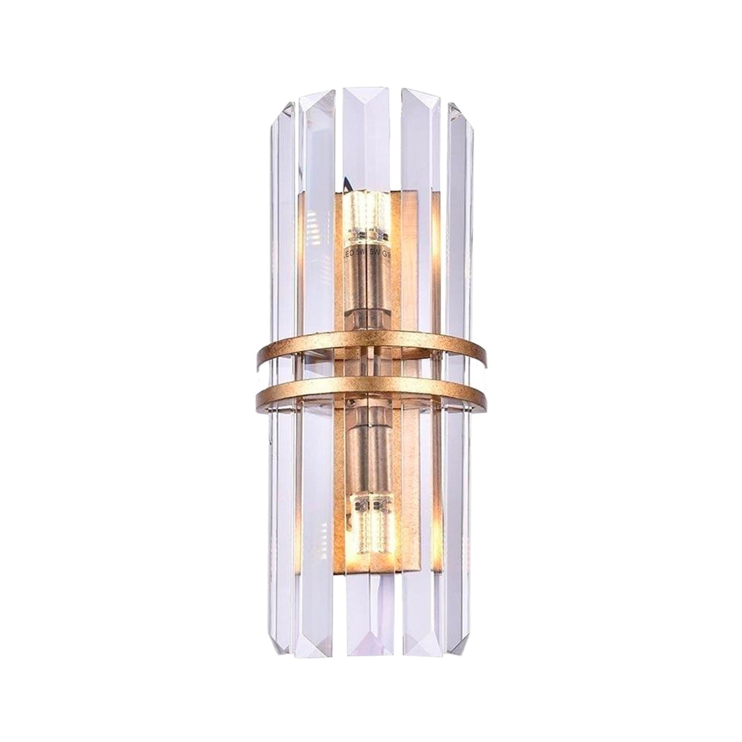 Ashton Collection - Wall Sconce - Antique Gold Finish