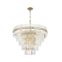 Load image into Gallery viewer, Ashton Collection - Five Tier Chandelier - 120cm - Antique Gold
