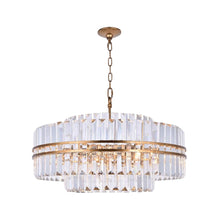 Load image into Gallery viewer, Ashton Collection - 68cm Chandelier - Antique Gold Finish
