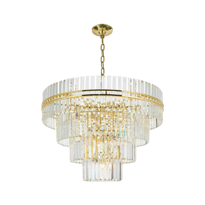 Ashton Collection - Four Tier Chandelier - Gold - W:100cm