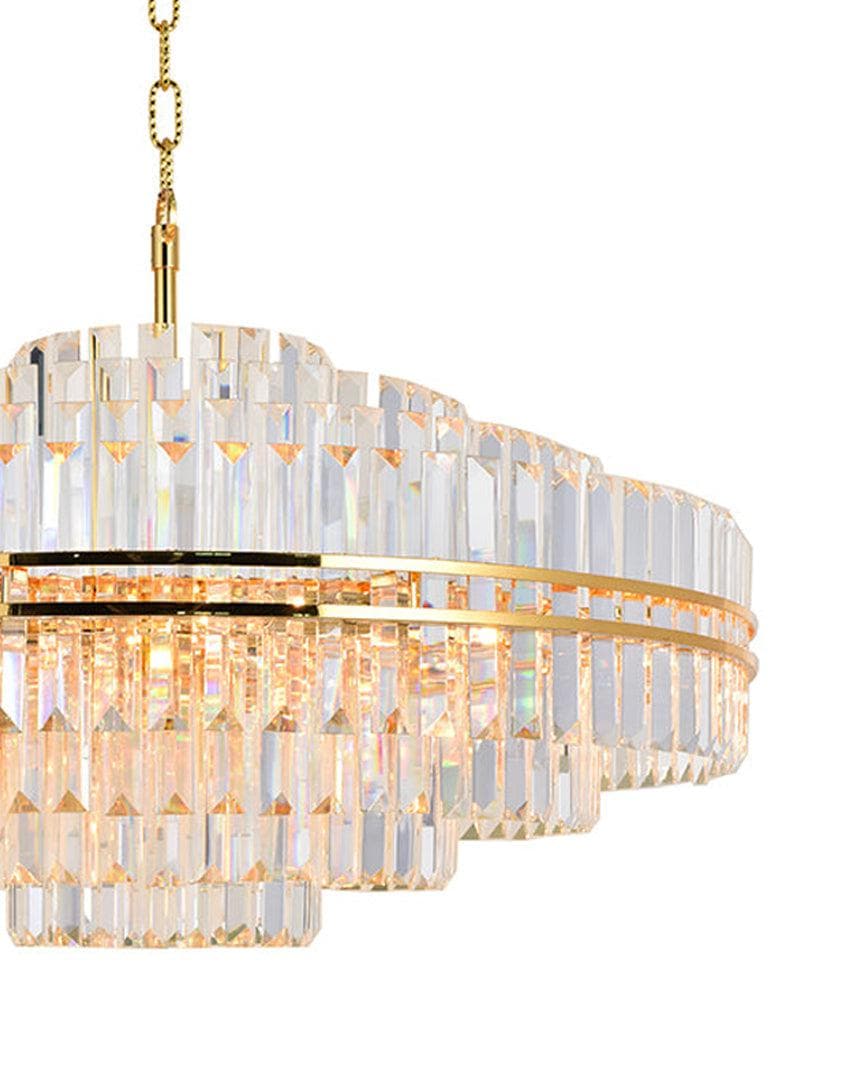 Ashton Collection - 100cm Chandelier - Gold Plated