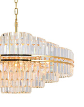 Load image into Gallery viewer, Ashton Collection - 100cm Chandelier - Gold Plated
