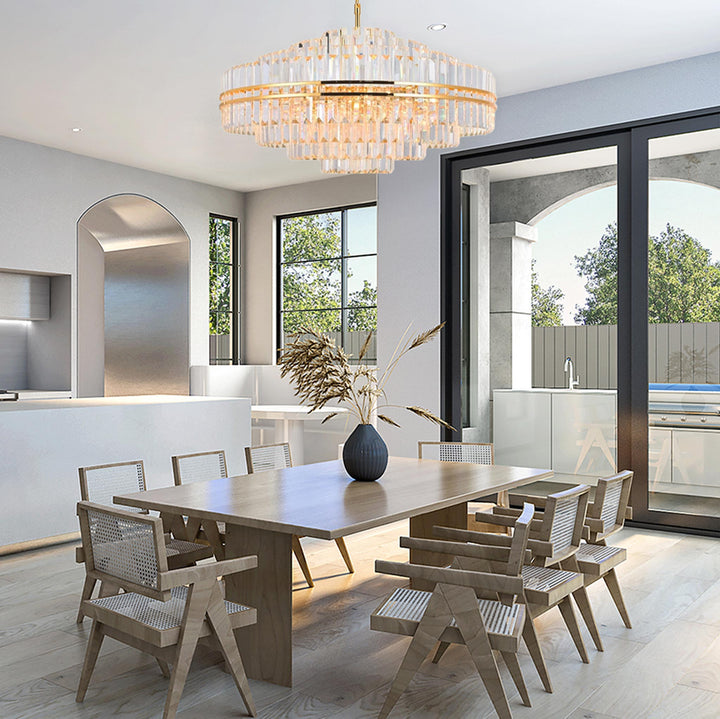 Ashton Collection - 100cm Chandelier - Gold Plated