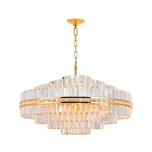 Load image into Gallery viewer, Ashton Collection - 100cm Chandelier - Gold Plated
