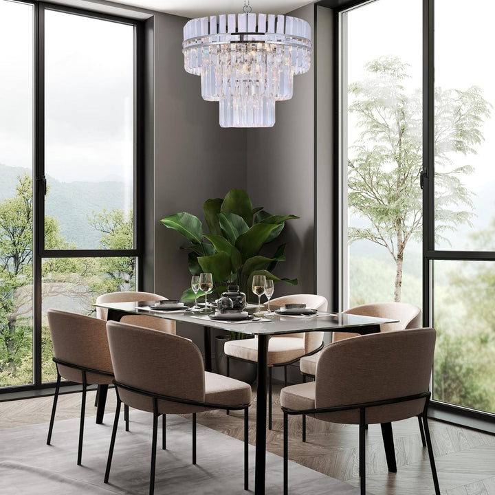 Ashton Collection - Three Tier - 55 Cm - Nickel Plated