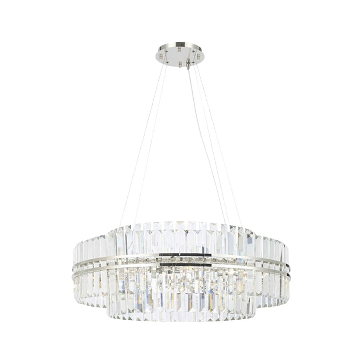 Ashton Collection - Two Tier - 80cm- Polished Nickel