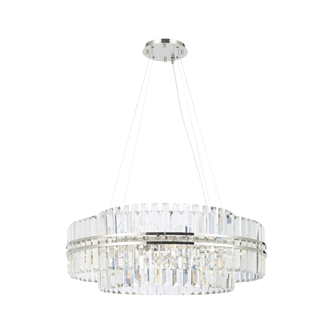Ashton Collection - Two Tier - 80cm- Polished Nickel