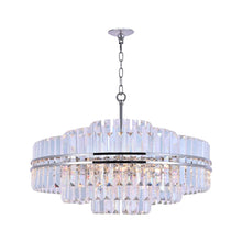 Load image into Gallery viewer, Ashton Collection - 80cm Chandelier - Nickel Plated
