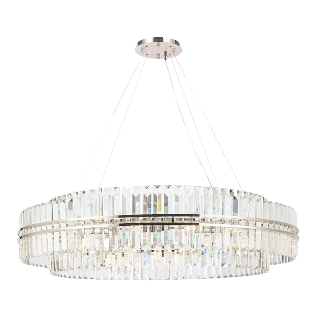 Ashton Collection - Two Tier - 120cm- Polished Nickel