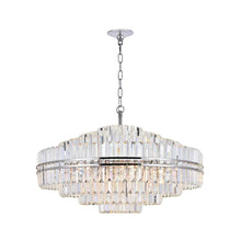 Load image into Gallery viewer, Ashton Collection - 100cm Chandelier - Nickel Plated
