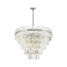 Load image into Gallery viewer, Ashton Collection - Five Tier Chandelier - 120cm - Polished Nickel
