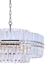 Load image into Gallery viewer, Ashton Collection - 68cm Chandelier - Nickel Plated
