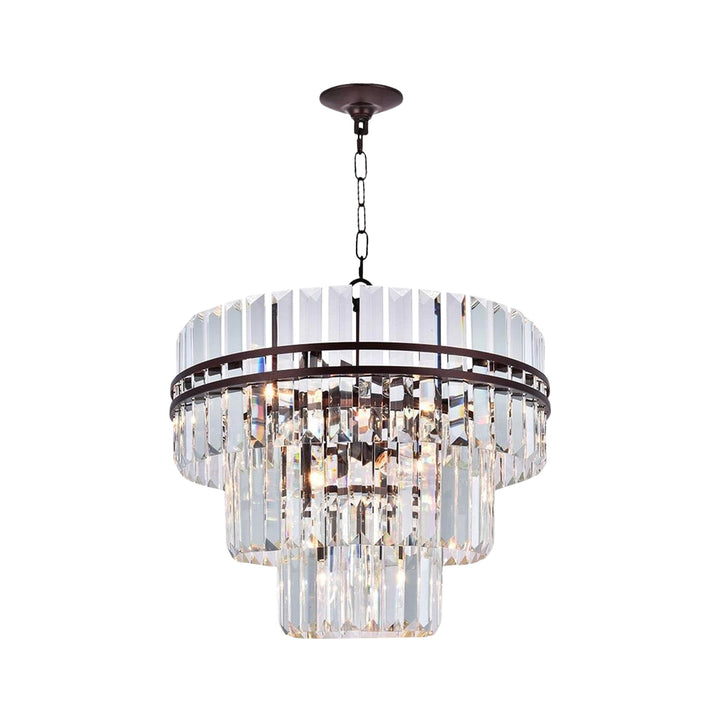 Ashton Collection - Three Tier - 55 Cm - Warm Bronze Finish
