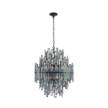 Load image into Gallery viewer, Rhea Collection - Five Tier Chandelier - Matte Black
