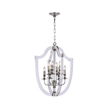 Load image into Gallery viewer, NewYork Lantern 8 Light - Polished Nickel Finish
