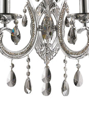 Load image into Gallery viewer, NewYork Princess Wall Sconce - Double Arm - Smoke Crystal - Designer Chandelier 
