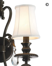 Load image into Gallery viewer, ARIA - Hampton Double Arm Wall Sconce - Dark Bronze - Designer Chandelier 
