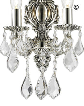 Load image into Gallery viewer, AMERICANA 2 Light Wall Sconce - Victorian - Silver Plated - Designer Chandelier 
