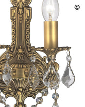 Load image into Gallery viewer, AMERICANA 2 Light Wall Sconce - Edwardian - Brass Finish - Designer Chandelier 
