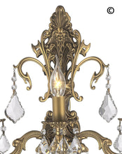 Load image into Gallery viewer, AMERICANA 3 Light Wall Sconce - Brass Finish - Designer Chandelier 
