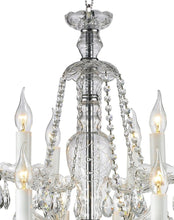 Load image into Gallery viewer, Bohemian Brilliance 12 Arm Crystal Chandelier- CHROME - Designer Chandelier 
