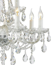Load image into Gallery viewer, Bohemian Brilliance 12 Arm Crystal Chandelier- CHROME - Designer Chandelier 
