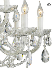 Load image into Gallery viewer, Bohemian Brilliance 15 Arm Crystal Chandelier- CHROME - Designer Chandelier 
