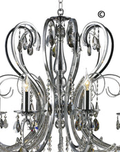Load image into Gallery viewer, NewYork Princess 10 Arm Chandelier - SMOKE - W:90 - Designer Chandelier 
