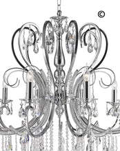 Load image into Gallery viewer, NewYork Princess 10 Arm Chandelier -  W:90 - Designer Chandelier 
