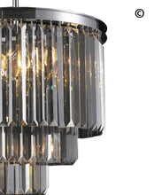 Load image into Gallery viewer, NewYork Oasis Chandelier- 3 Layer - Smoke Finish - W:50cm - Designer Chandelier 
