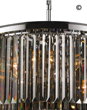 Load image into Gallery viewer, NewYork Oasis Open Ring Chandelier- Smoke Finish W:80cm - Designer Chandelier 
