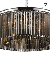 Load image into Gallery viewer, NewYork Oasis Open Ring Chandelier- Smoke Finish W:80cm - Designer Chandelier 
