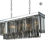 Load image into Gallery viewer, Oasis Bar Light Chandelier- Smoke Finish - W:80cm - Designer Chandelier 
