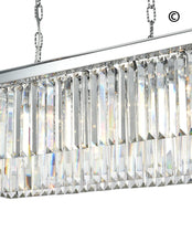 Load image into Gallery viewer, Oasis Bar Light Chandelier- Clear Finish - W:80cm - Designer Chandelier 
