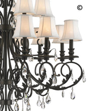 Load image into Gallery viewer, ARIA - Hampton 18 Arm Chandelier - Dark Bronze - Designer Chandelier 
