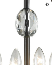 Load image into Gallery viewer, NewYork Luxe - 6 Light - Dark Bronze - Designer Chandelier 
