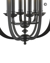 Load image into Gallery viewer, NewYork Luxe - 6 Light - Dark Bronze - Designer Chandelier 
