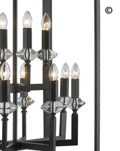 Load image into Gallery viewer, NewYork Allure - 12 Light - Dark Bronze - Designer Chandelier 
