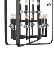 Load image into Gallery viewer, NewYork Allure - 12 Light - Dark Bronze - Designer Chandelier 
