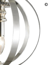 Load image into Gallery viewer, Hampton Orb - Single Light - Silver Plated - Designer Chandelier 
