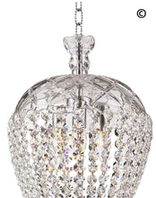 Load image into Gallery viewer, Bohemian Basket Chandelier - Width: 30 cm - Chrome Fixtures - Designer Chandelier 
