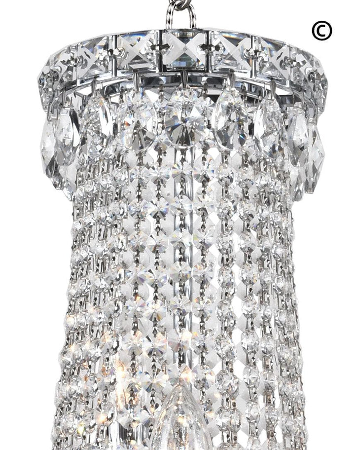 NewYork Empress - Basket Chandelier - Chrome - Width: 60cm - Designer Chandelier 